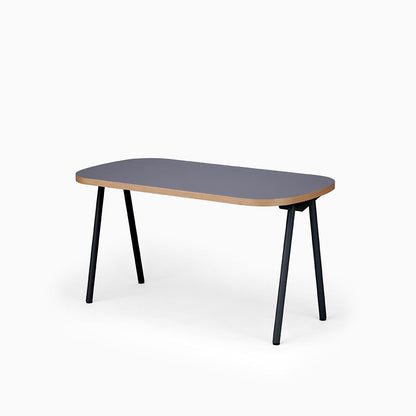 KUUM Table Oval  W1400 × D800 - メラミンネイビー / クーム テーブル