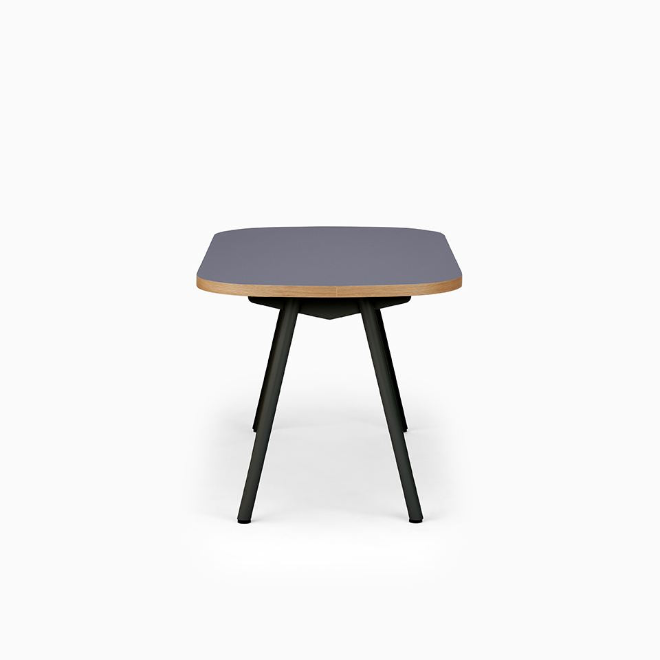 KUUM Table Oval  W1400 × D800 - メラミンネイビー / クーム テーブル