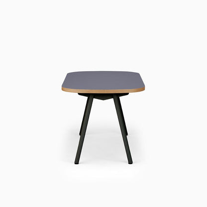 KUUM Table Oval  W1400 × D800 - メラミンネイビー / クーム テーブル