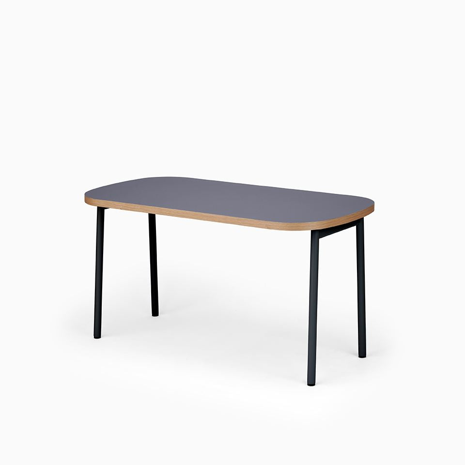 KUUM Table Oval  W1400 × D800 - メラミンネイビー / クーム テーブル