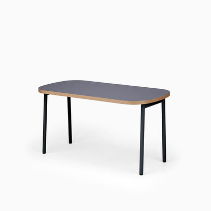 KUUM Table Oval  W1400 × D800 - メラミンネイビー / クーム テーブル