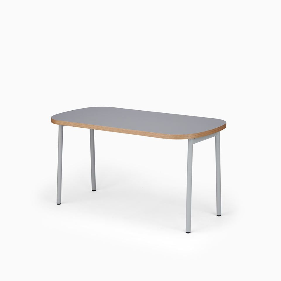 KUUM Table Oval  W1400 × D800 - メラミングレー / クーム テーブル