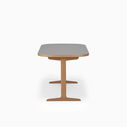 KUUM Table Oval  W1400 × D800 - メラミングレー / クーム テーブル