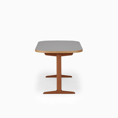 KUUM Table Oval  W1400 × D800 - メラミングレー / クーム テーブル