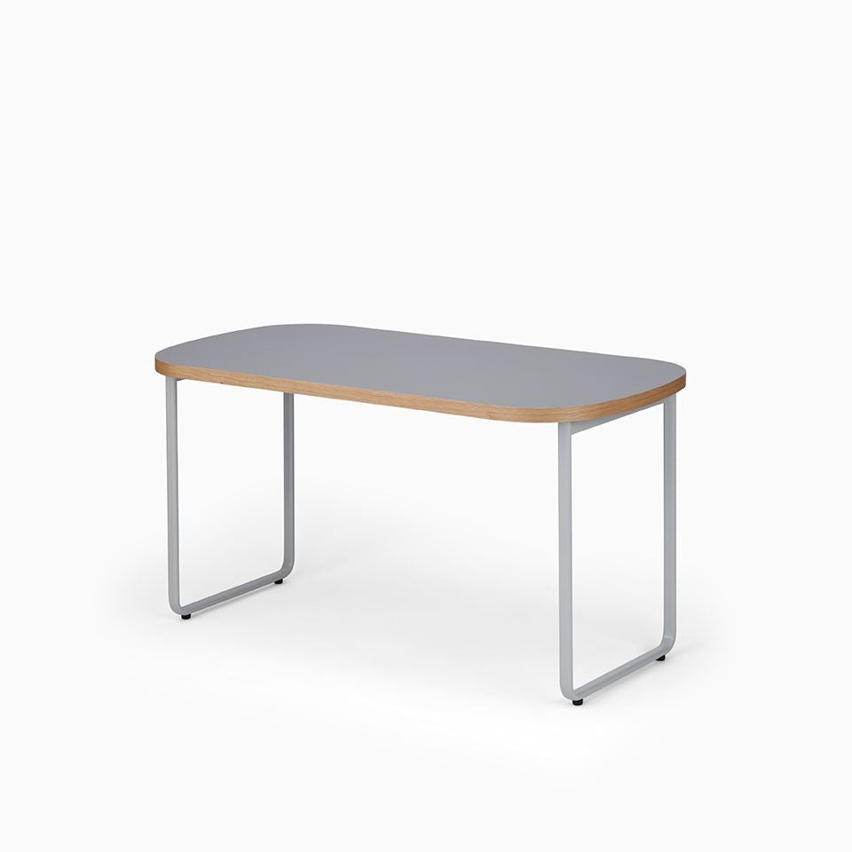 KUUM Table Oval  W1400 × D800 - メラミングレー / クーム テーブル