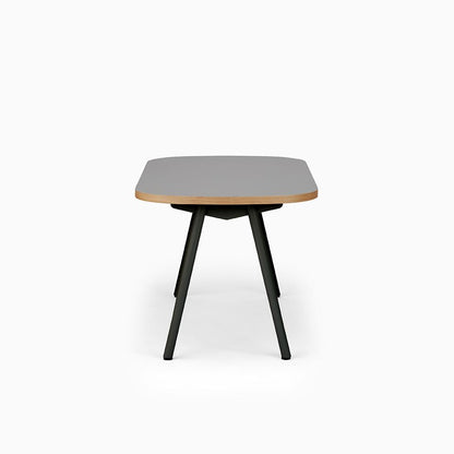 KUUM Table Oval  W1400 × D800 - メラミングレー / クーム テーブル