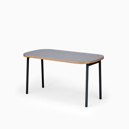 KUUM Table Oval  W1400 × D800 - メラミングレー / クーム テーブル