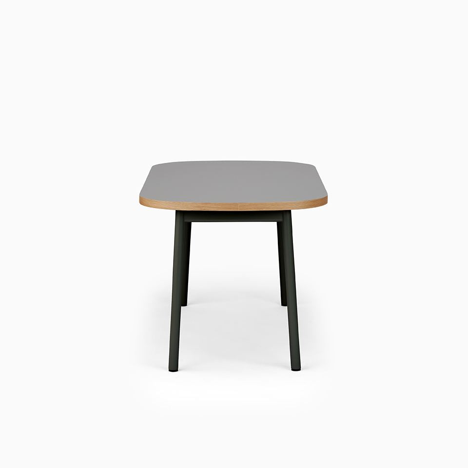 KUUM Table Oval  W1400 × D800 - メラミングレー / クーム テーブル