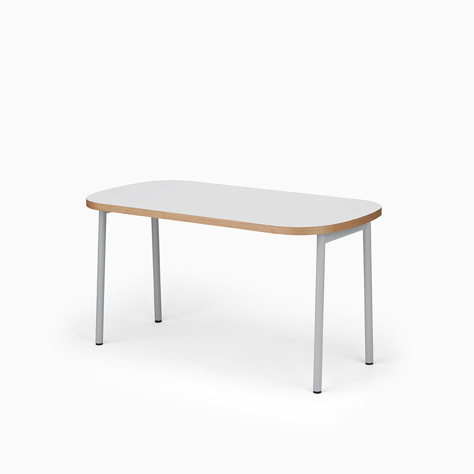 KUUM Table Oval  W1400 × D800 - メラミンホワイト / クーム テーブル
