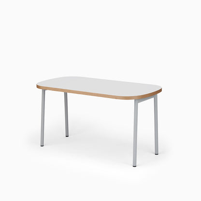 KUUM Table Oval  W1400 × D800 - メラミンホワイト / クーム テーブル