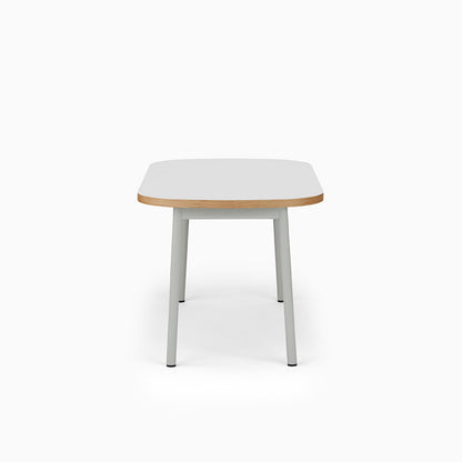 KUUM Table Oval  W1400 × D800 - メラミンホワイト / クーム テーブル