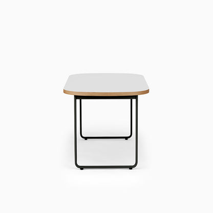 KUUM Table Oval  W1400 × D800 - メラミンホワイト / クーム テーブル