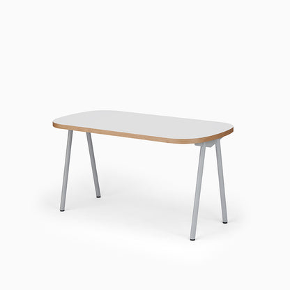 KUUM Table Oval  W1400 × D800 - メラミンホワイト / クーム テーブル