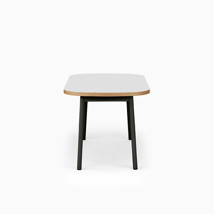 KUUM Table Oval  W1400 × D800 - メラミンホワイト / クーム テーブル
