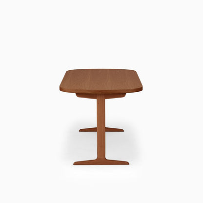 KUUM Table Oval  W1600 × D800 - オーク突板ブラウン / クーム テーブル