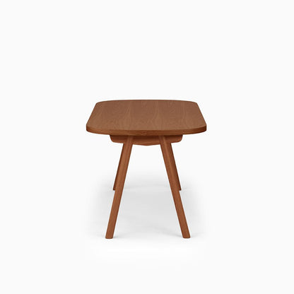 KUUM Table Oval  W1600 × D800 - オーク突板ブラウン / クーム テーブル