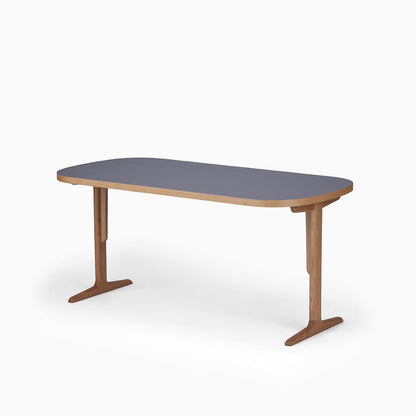 KUUM Table Oval  W1600 × D800 - メラミンネイビー / クーム テーブル