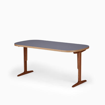 KUUM Table Oval  W1600 × D800 - メラミンネイビー / クーム テーブル