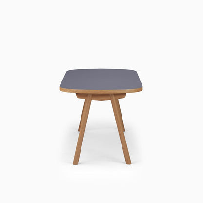 KUUM Table Oval  W1600 × D800 - メラミンネイビー / クーム テーブル