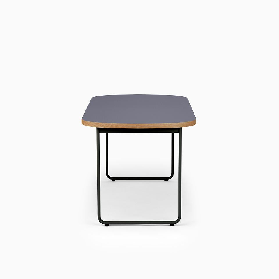 KUUM Table Oval  W1600 × D800 - メラミンネイビー / クーム テーブル