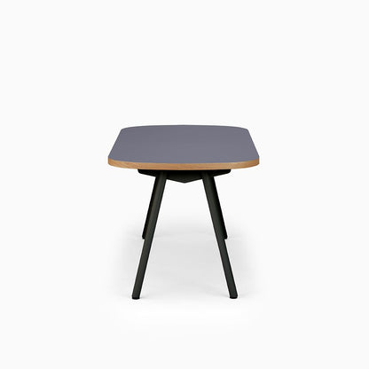 KUUM Table Oval  W1600 × D800 - メラミンネイビー / クーム テーブル