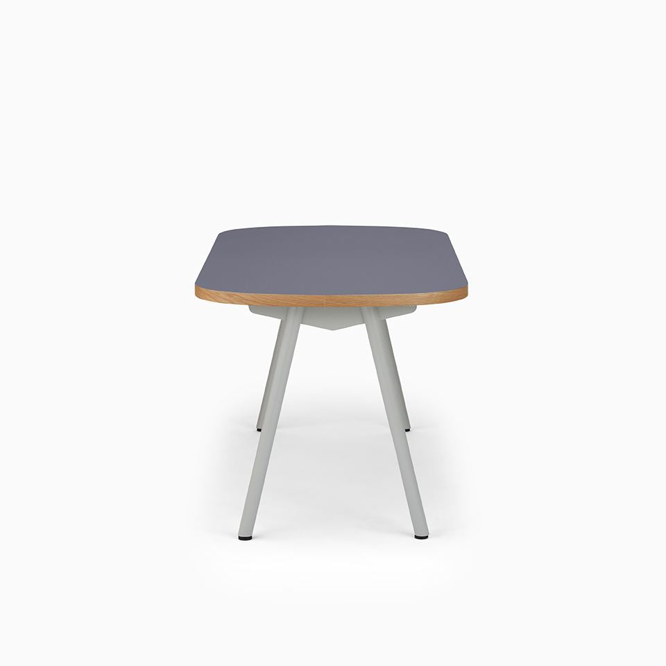 KUUM Table Oval  W1600 × D800 - メラミンネイビー / クーム テーブル