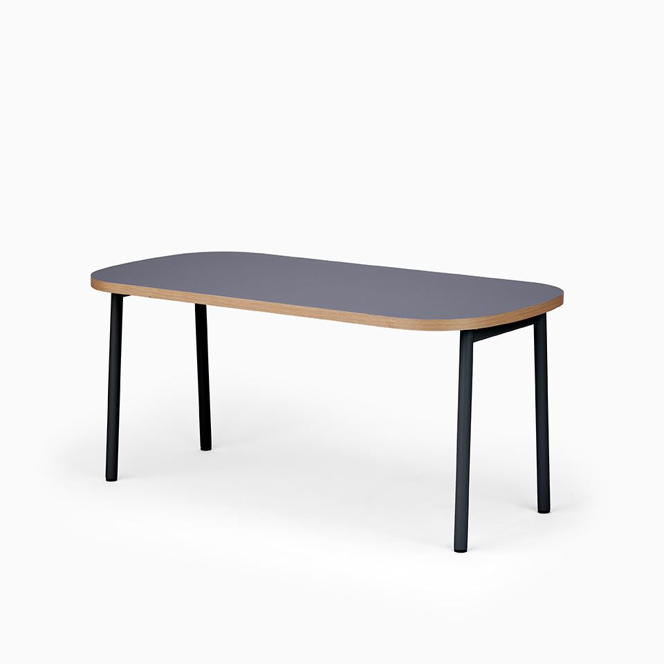 KUUM Table Oval  W1600 × D800 - メラミンネイビー / クーム テーブル