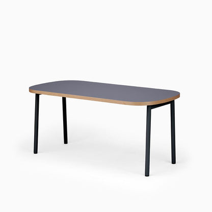 KUUM Table Oval  W1600 × D800 - メラミンネイビー / クーム テーブル