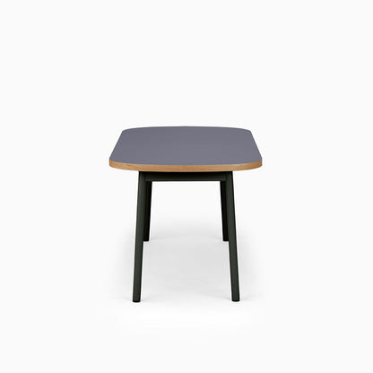 KUUM Table Oval  W1600 × D800 - メラミンネイビー / クーム テーブル