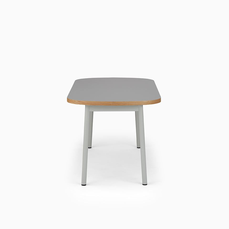 KUUM Table Oval  W1600 × D800 - メラミングレー / クーム テーブル