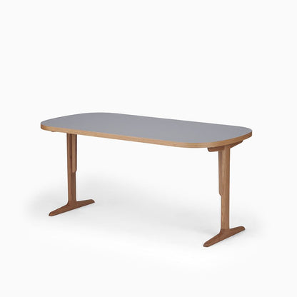 KUUM Table Oval  W1600 × D800 - メラミングレー / クーム テーブル