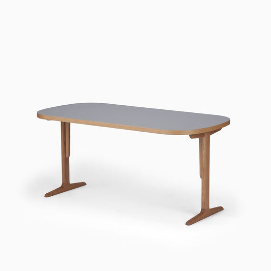 KUUM Table Oval  W1600 × D800 - メラミングレー / クーム テーブル