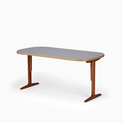 KUUM Table Oval  W1600 × D800 - メラミングレー / クーム テーブル