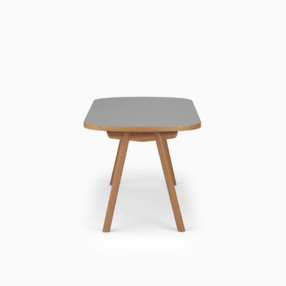 KUUM Table Oval  W1600 × D800 - メラミングレー / クーム テーブル