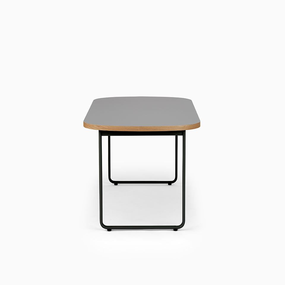 KUUM Table Oval  W1600 × D800 - メラミングレー / クーム テーブル