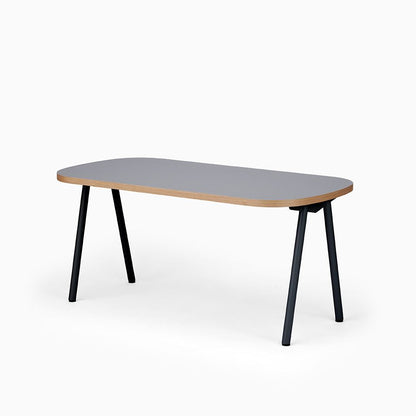KUUM Table Oval  W1600 × D800 - メラミングレー / クーム テーブル