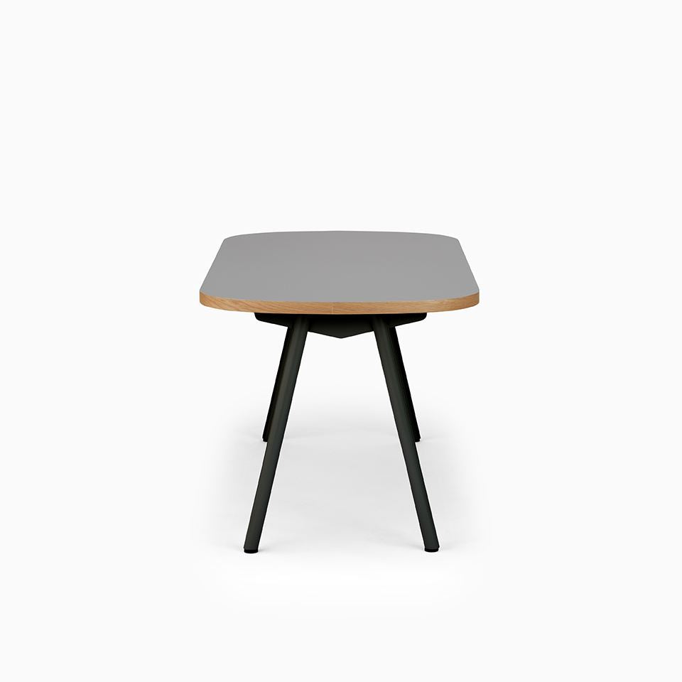 KUUM Table Oval  W1600 × D800 - メラミングレー / クーム テーブル