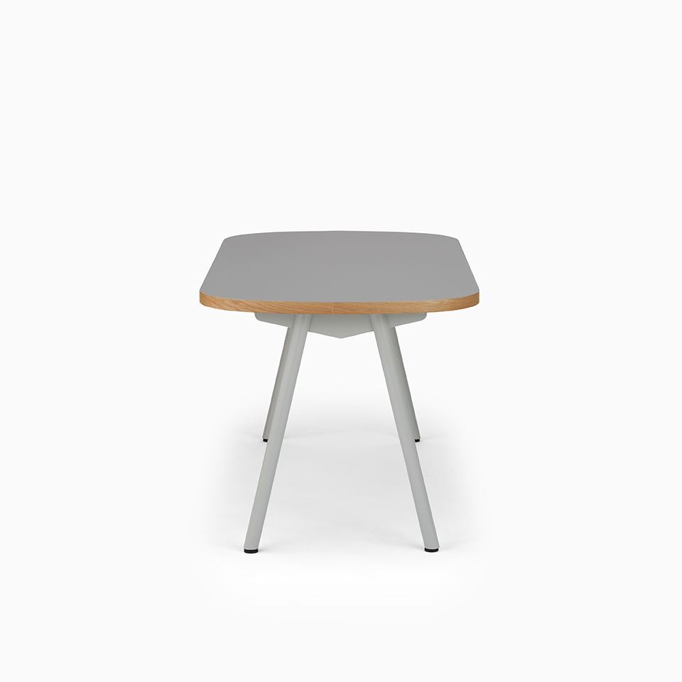 KUUM Table Oval  W1600 × D800 - メラミングレー / クーム テーブル
