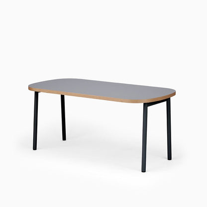 KUUM Table Oval  W1600 × D800 - メラミングレー / クーム テーブル