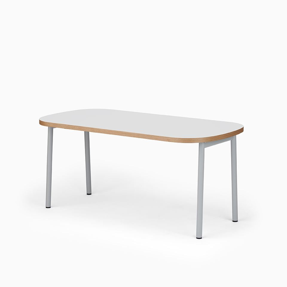 KUUM Table Oval  W1600 × D800 - メラミンホワイト / クーム テーブル