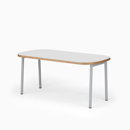 KUUM Table Oval  W1600 × D800 - メラミンホワイト / クーム テーブル