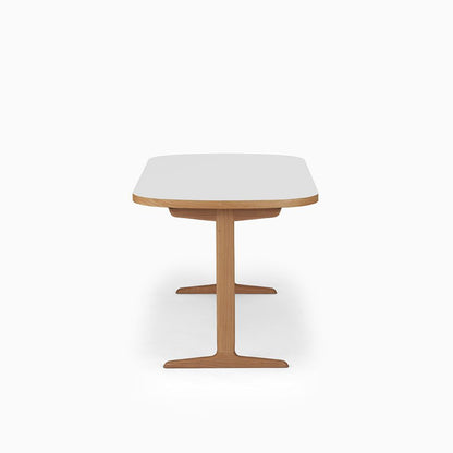 KUUM Table Oval  W1600 × D800 - メラミンホワイト / クーム テーブル