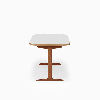 KUUM Table Oval  W1600 × D800 - メラミンホワイト / クーム テーブル