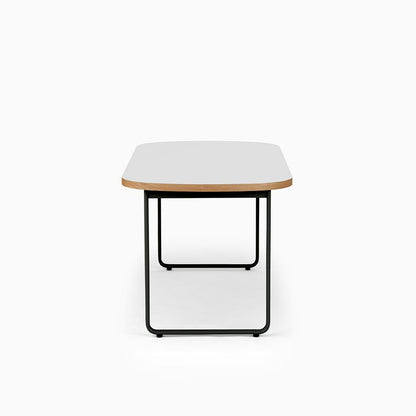 KUUM Table Oval  W1600 × D800 - メラミンホワイト / クーム テーブル