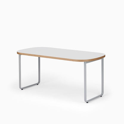 KUUM Table Oval  W1600 × D800 - メラミンホワイト / クーム テーブル