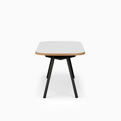 KUUM Table Oval  W1600 × D800 - メラミンホワイト / クーム テーブル