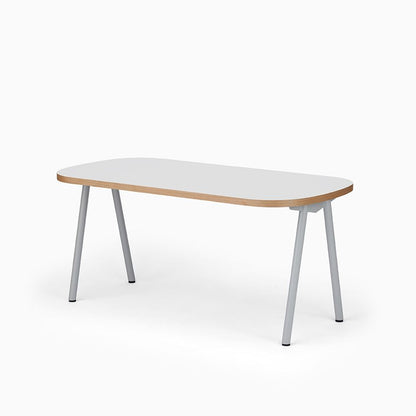 KUUM Table Oval  W1600 × D800 - メラミンホワイト / クーム テーブル