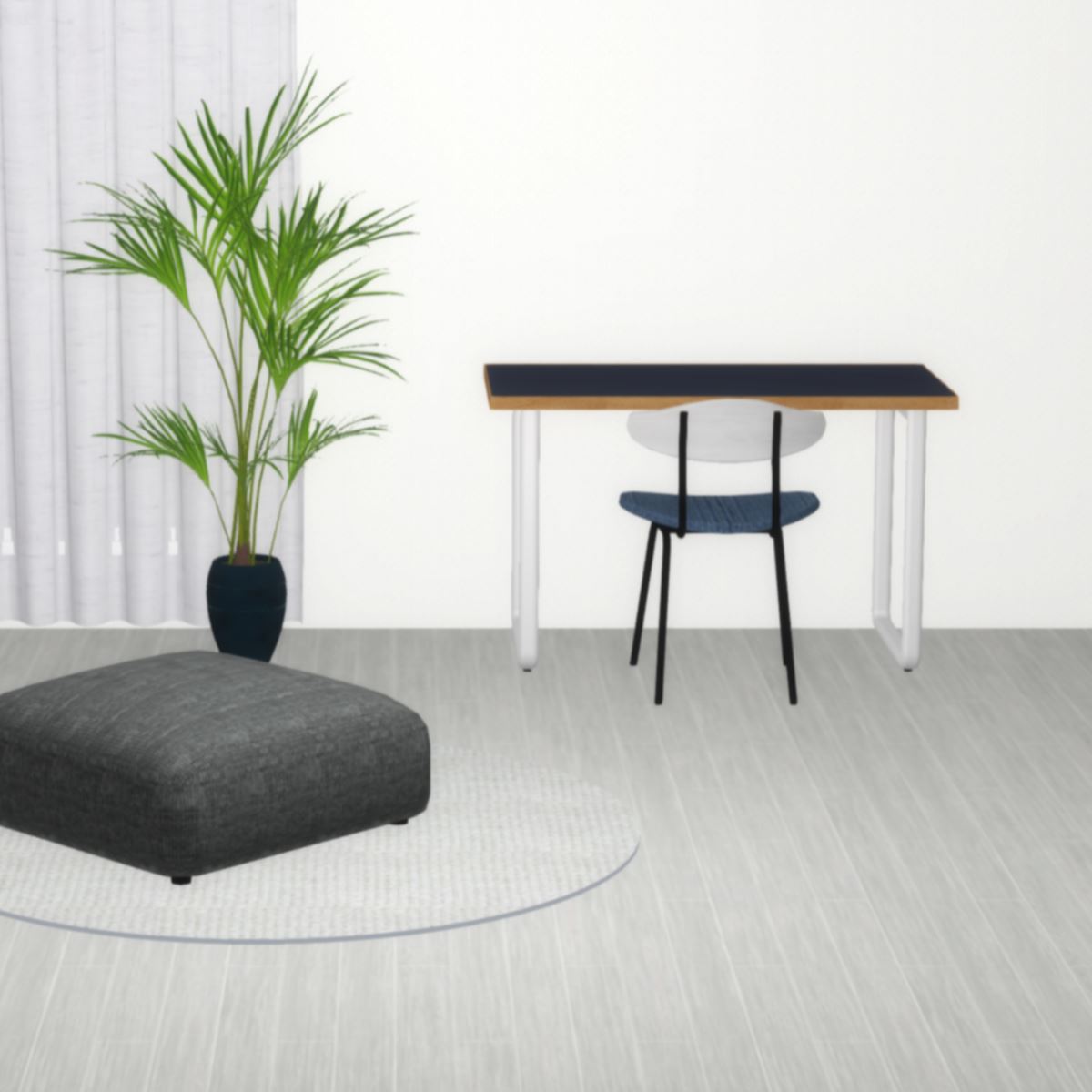 KUUM  Table W1200 × D600 - メラミン/Gray / クーム テーブル