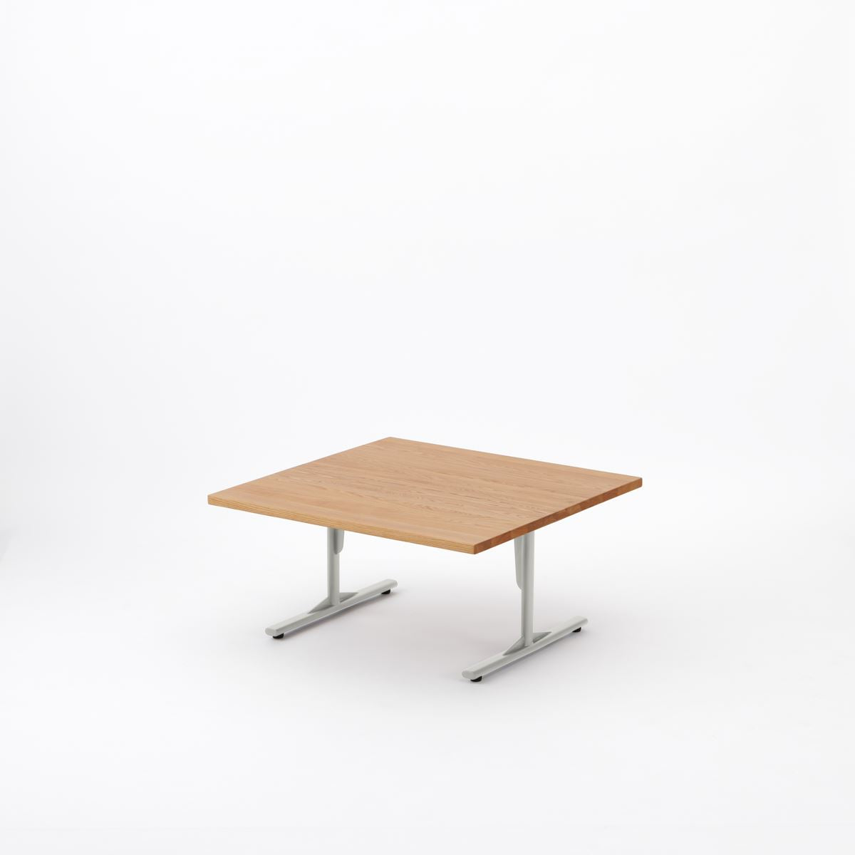 KUUMロー テーブル80x80cm | アッシュ無垢材ナチュラル リビングテーブル