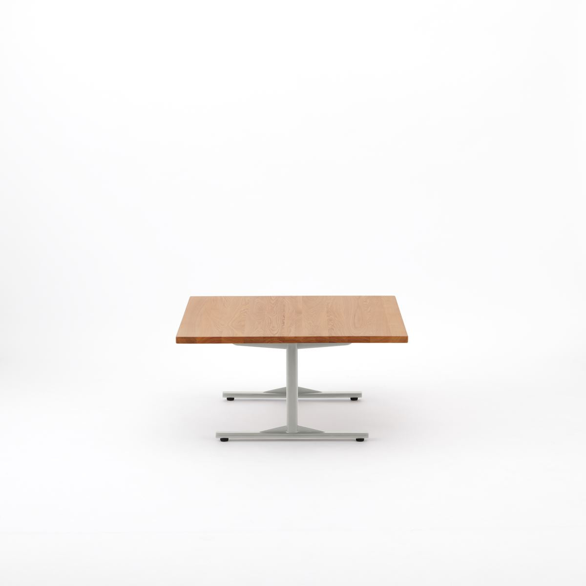 KUUMロー テーブル80x80cm | アッシュ無垢材ナチュラル リビングテーブル